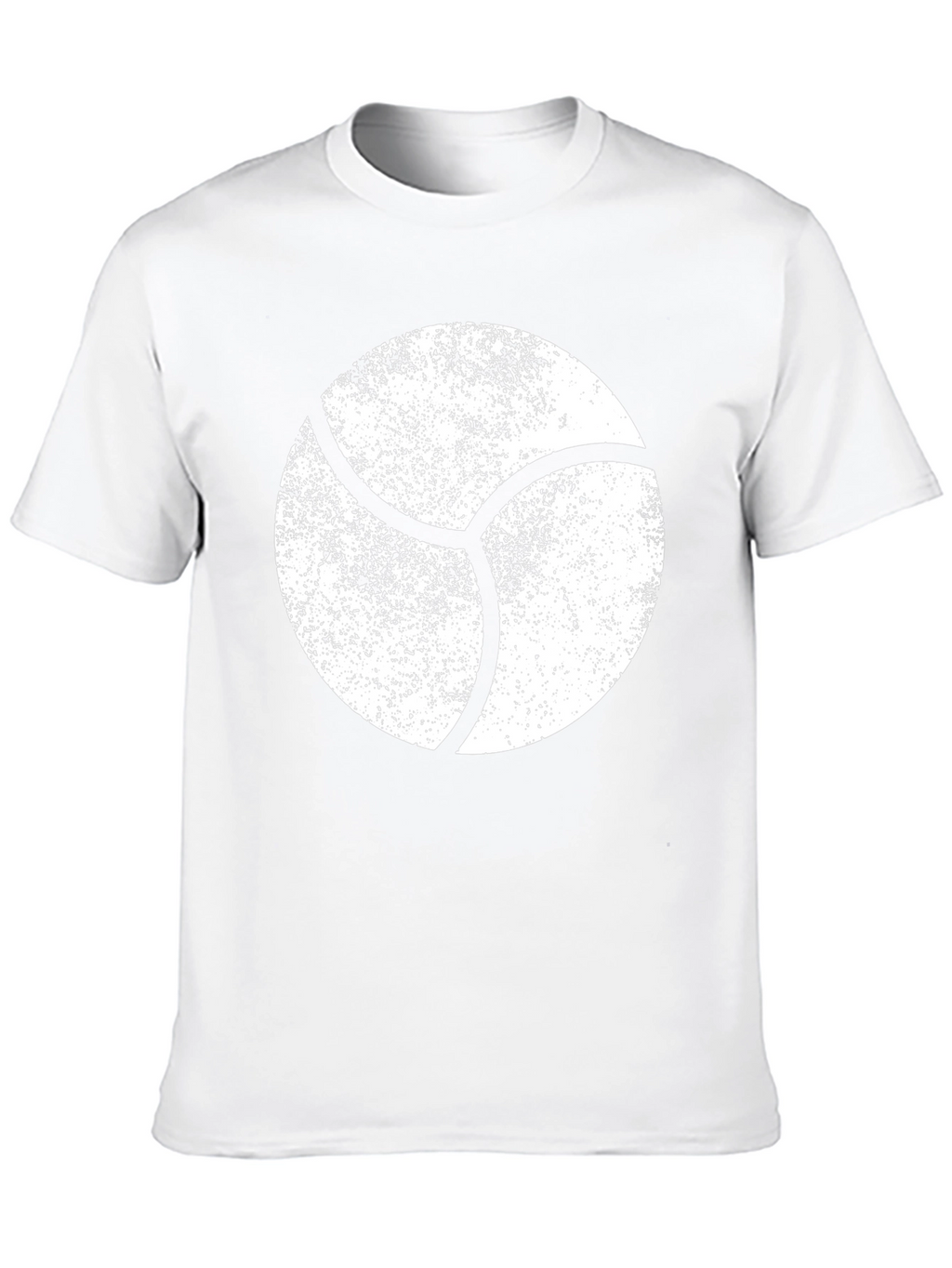 Distressed Circle Graphic Tee - Black