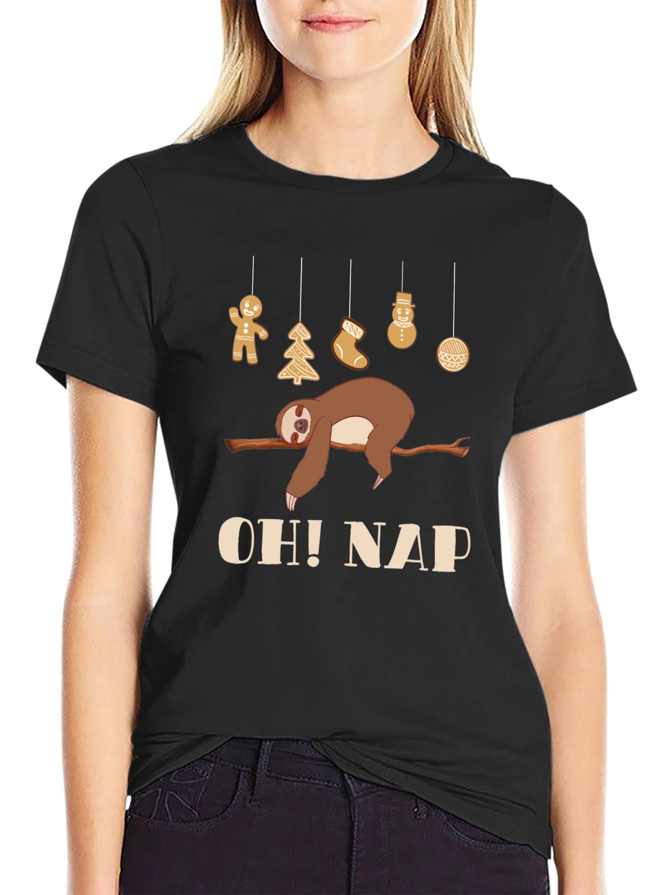 Oh! Nap Christmas Sloth T-Shirt