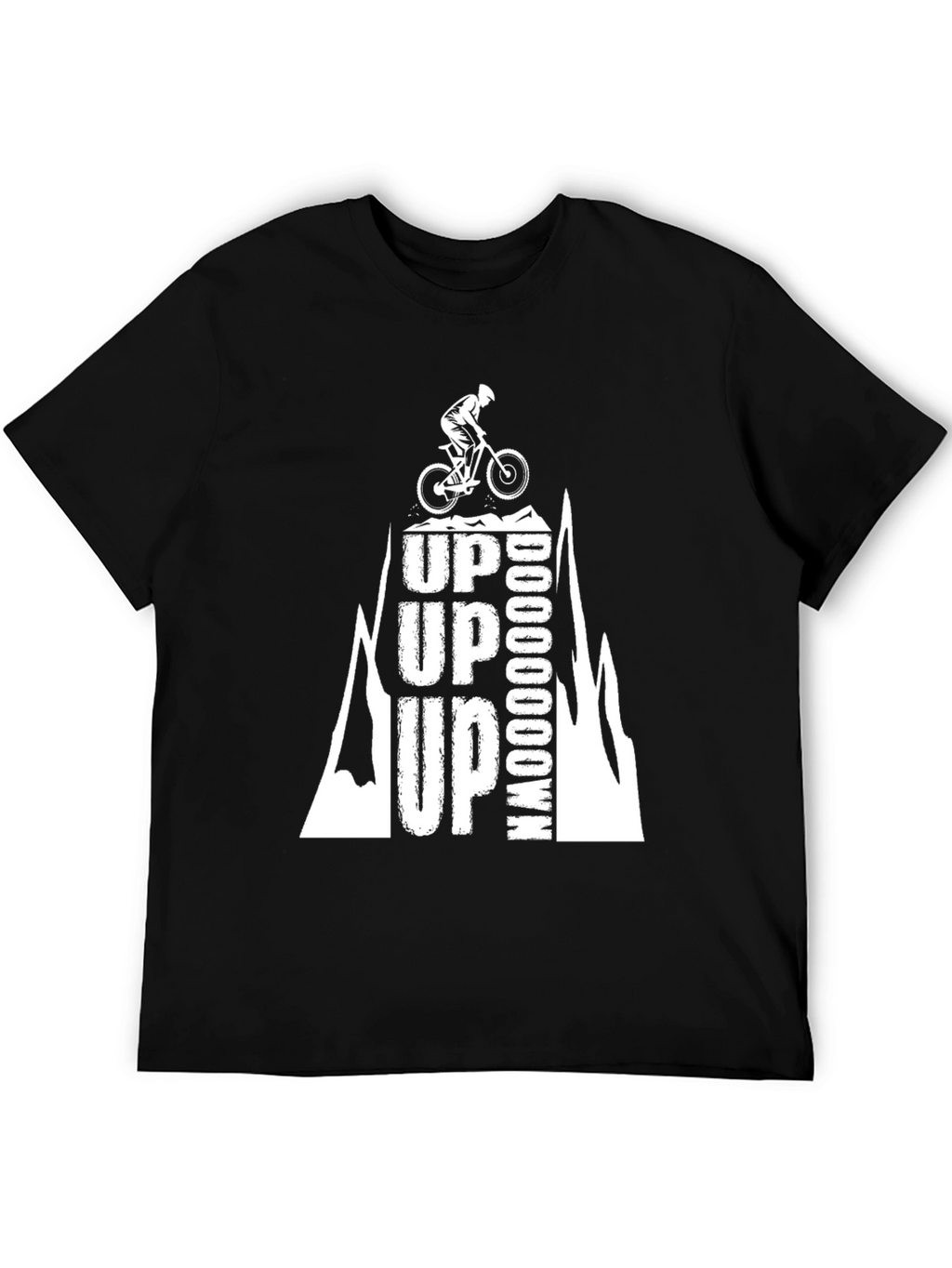 Up Up Up Down Mountain Biking T-Shirt