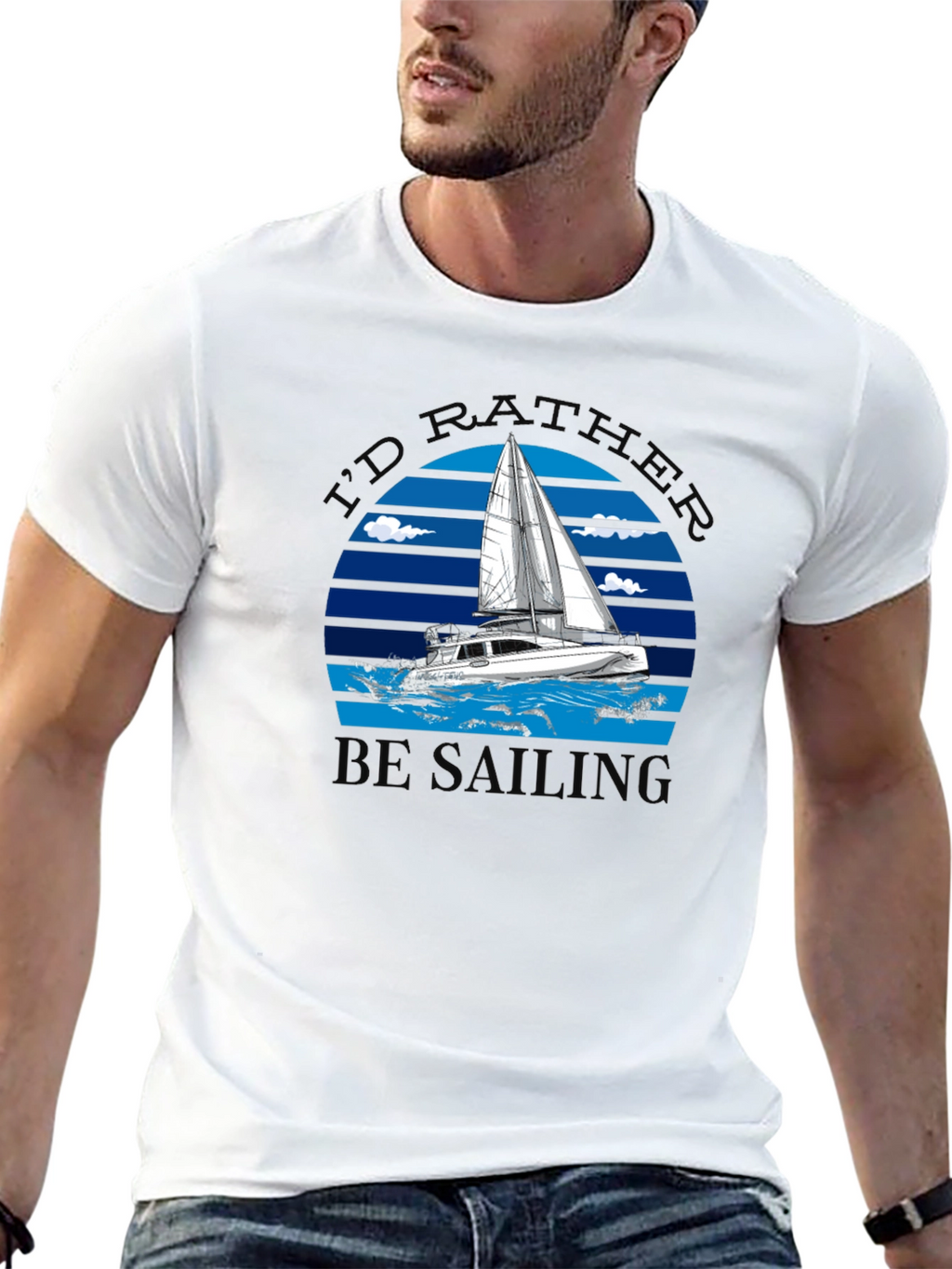 Id Rather Be Sailing T-Shirt