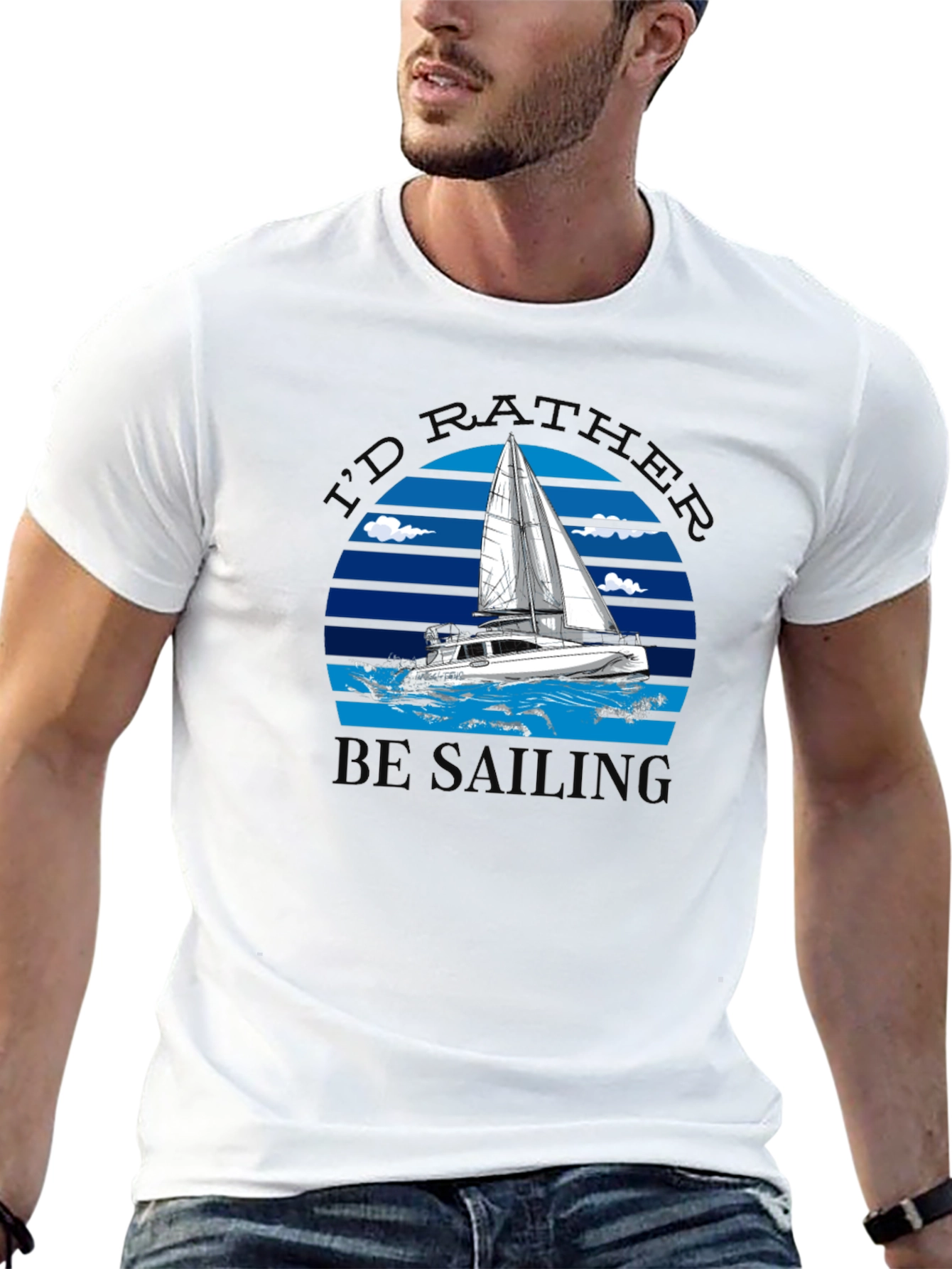 Id Rather Be Sailing T-Shirt