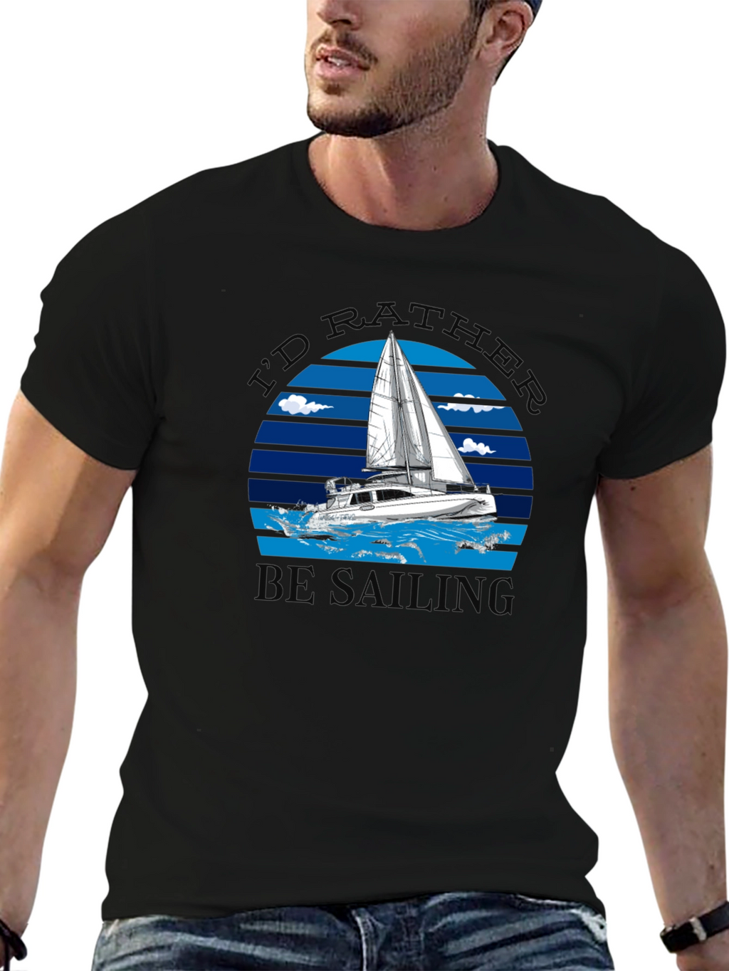 Id Rather Be Sailing T-Shirt