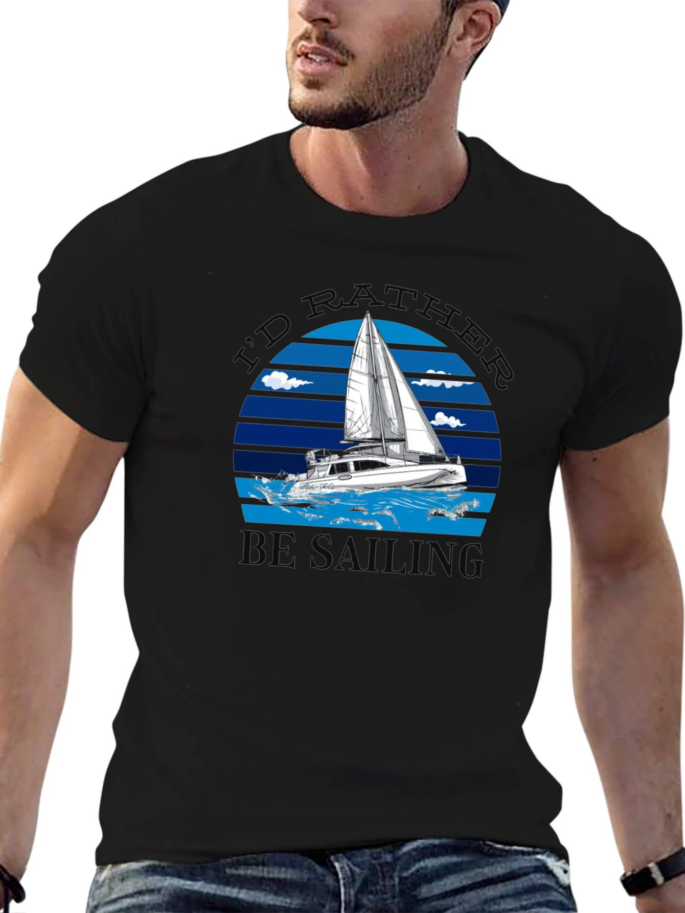 Id Rather Be Sailing T-Shirt