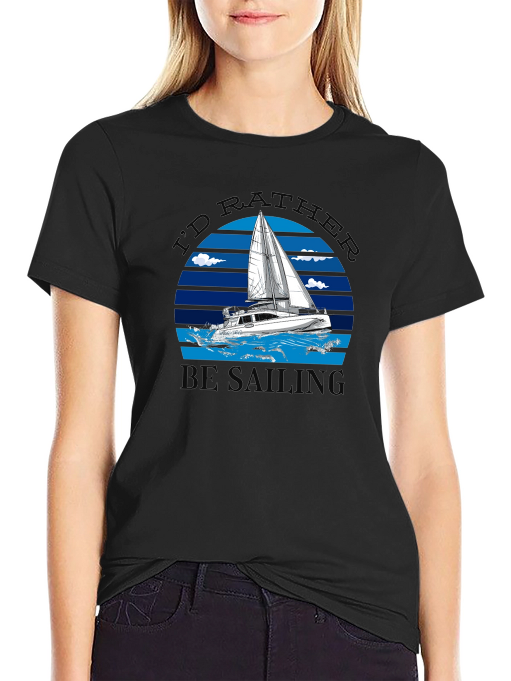 Id Rather Be Sailing T-Shirt