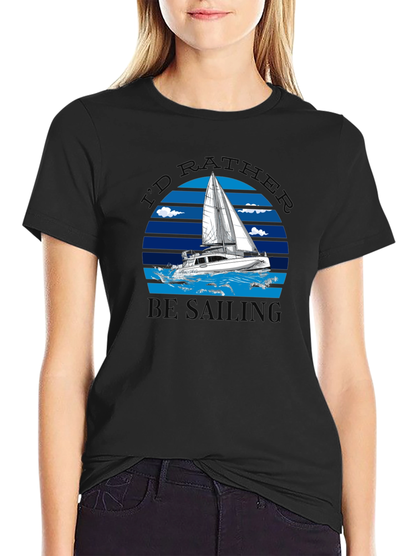 Id Rather Be Sailing T-Shirt