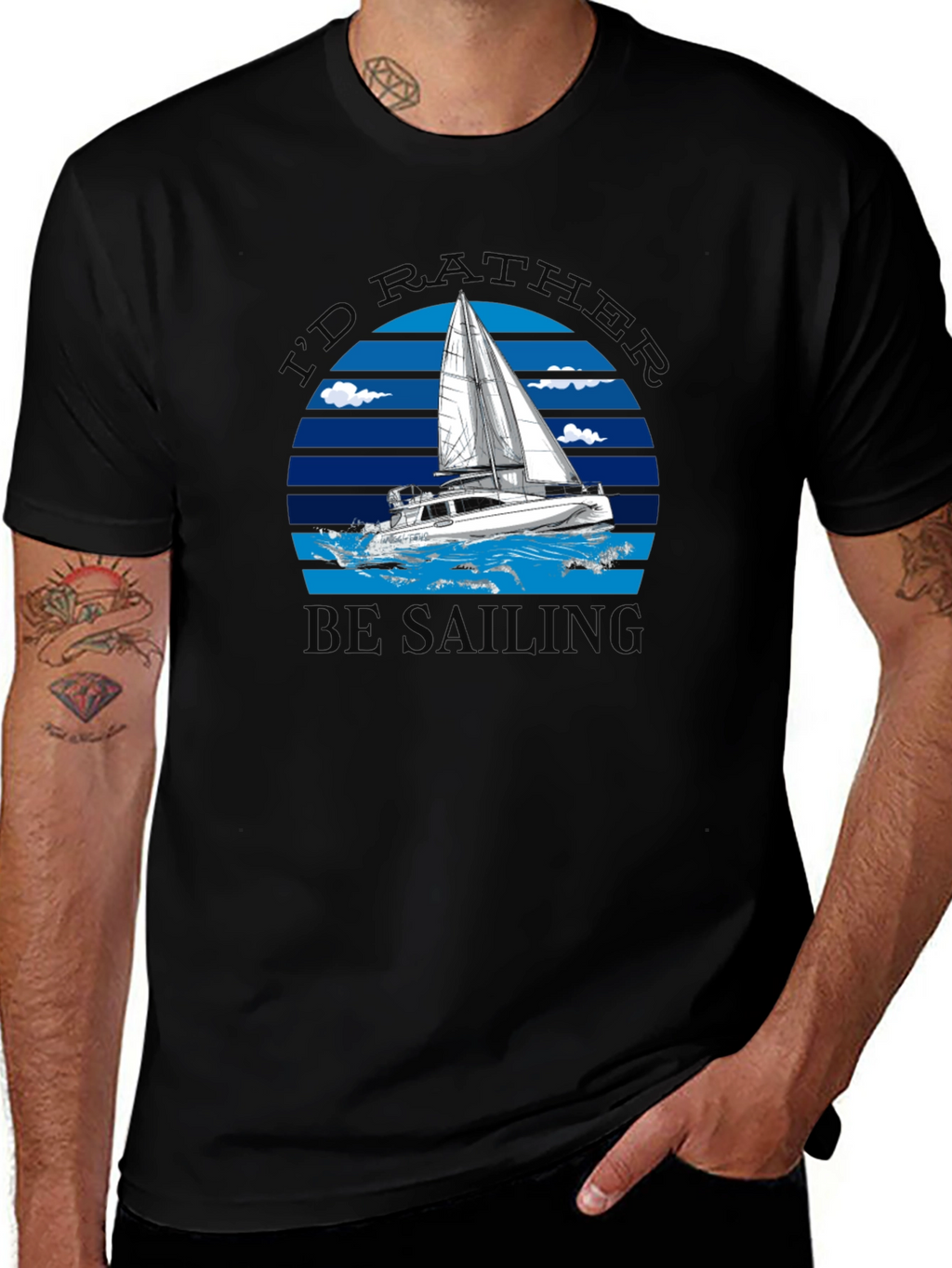 Id Rather Be Sailing T-Shirt
