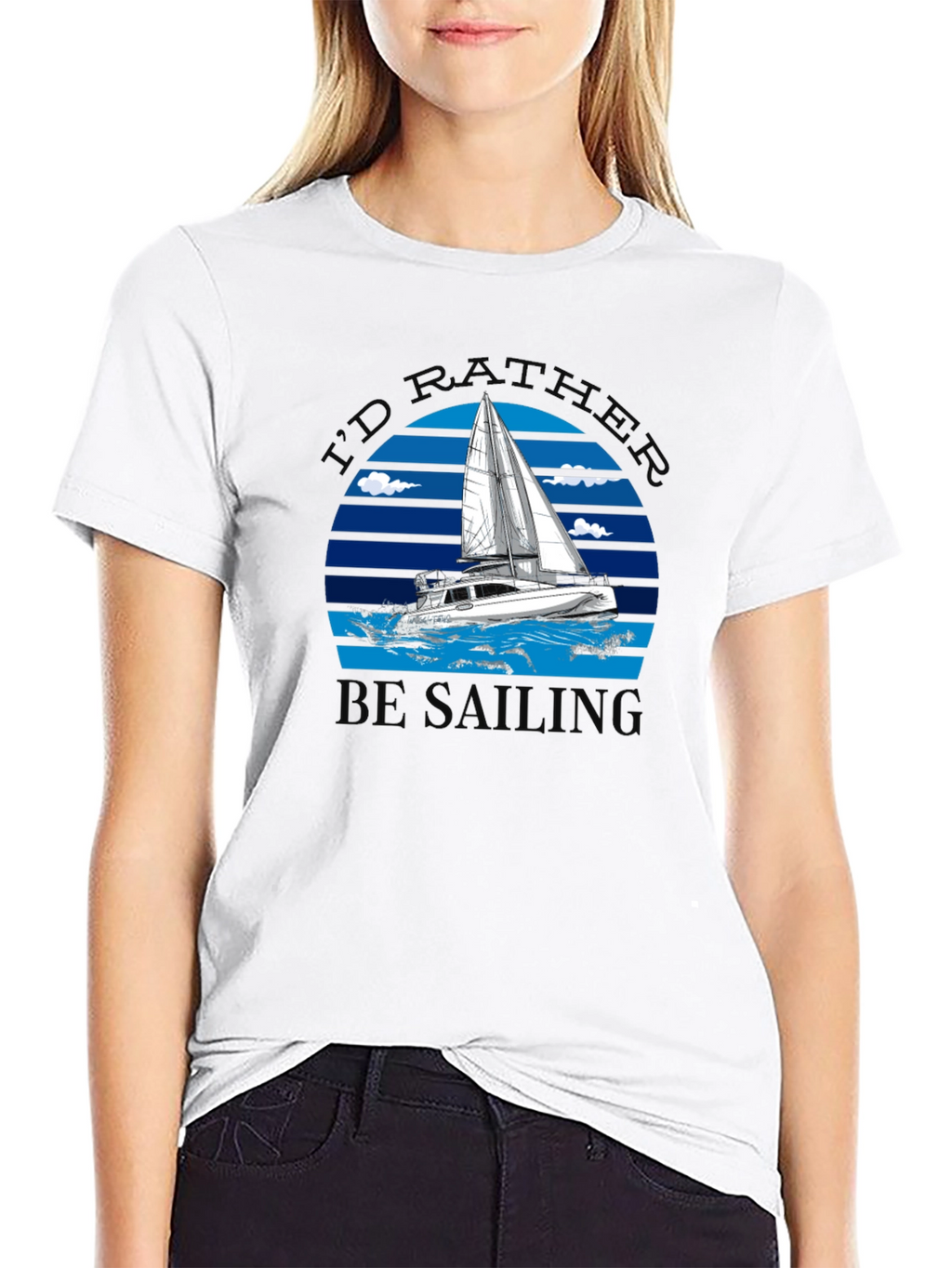 Id Rather Be Sailing T-Shirt