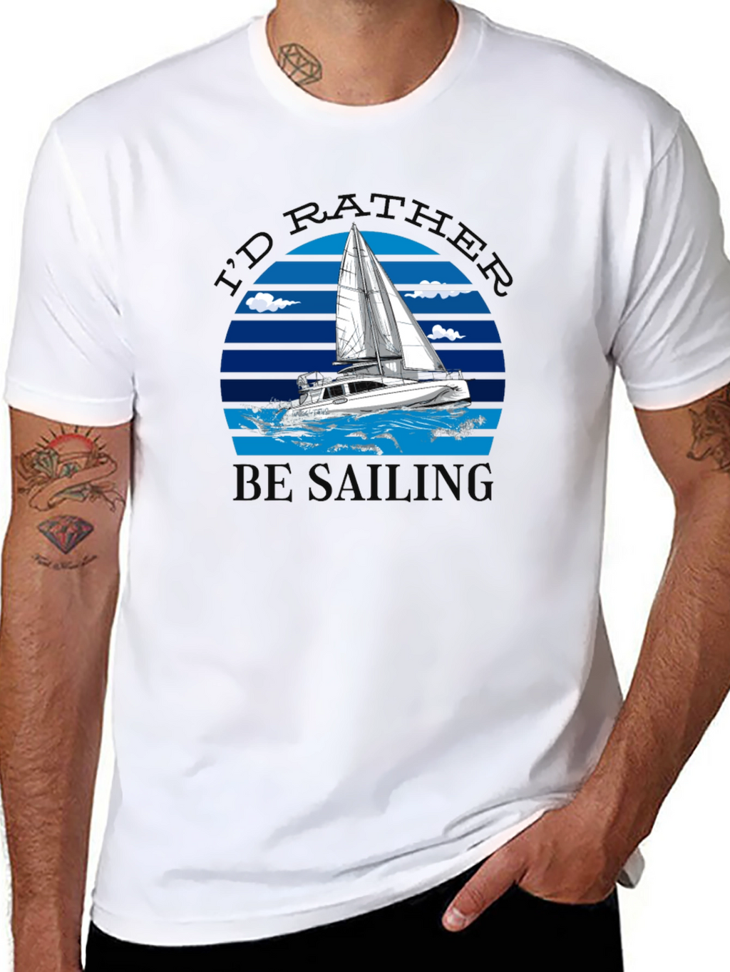 Id Rather Be Sailing T-Shirt