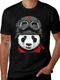 Cool Panda Pilot Graphic Tee