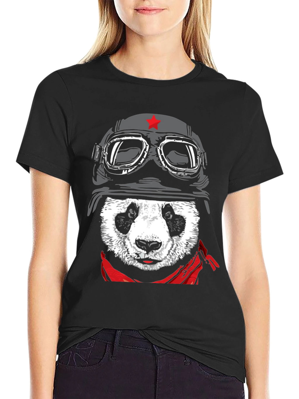 Cool Panda Pilot Graphic Tee