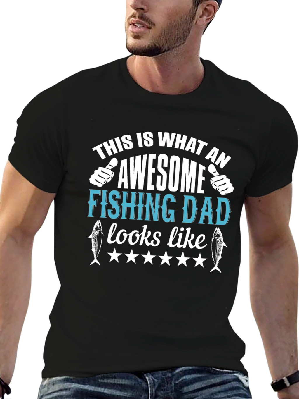 Awesome Fishing Dad T-Shirt