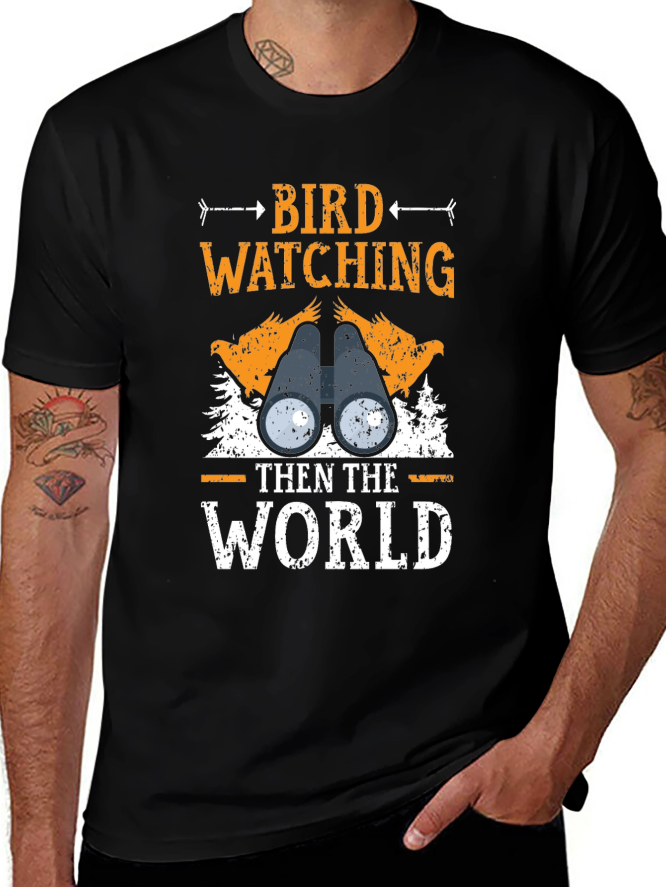 Bird Watching Graphic T-Shirt - Nature Lover Gift
