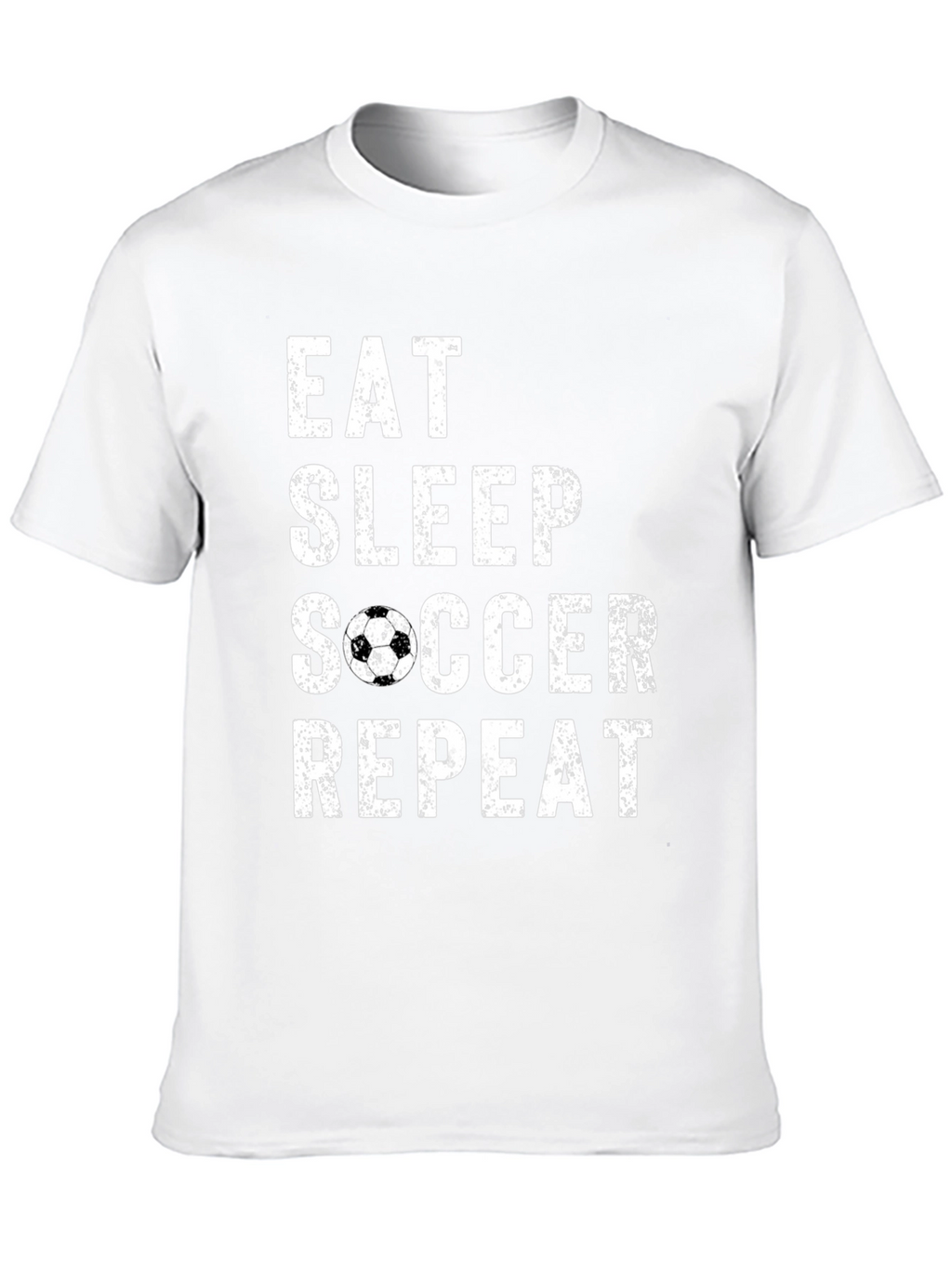 Eat Sleep Soccer Repeat Black T-Shirt