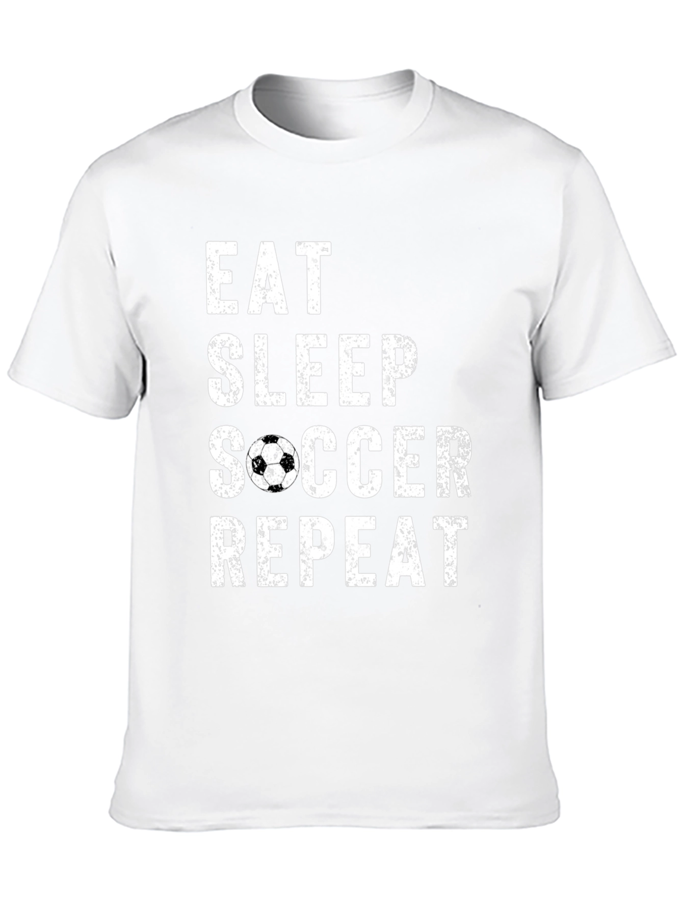 Eat Sleep Soccer Repeat Black T-Shirt