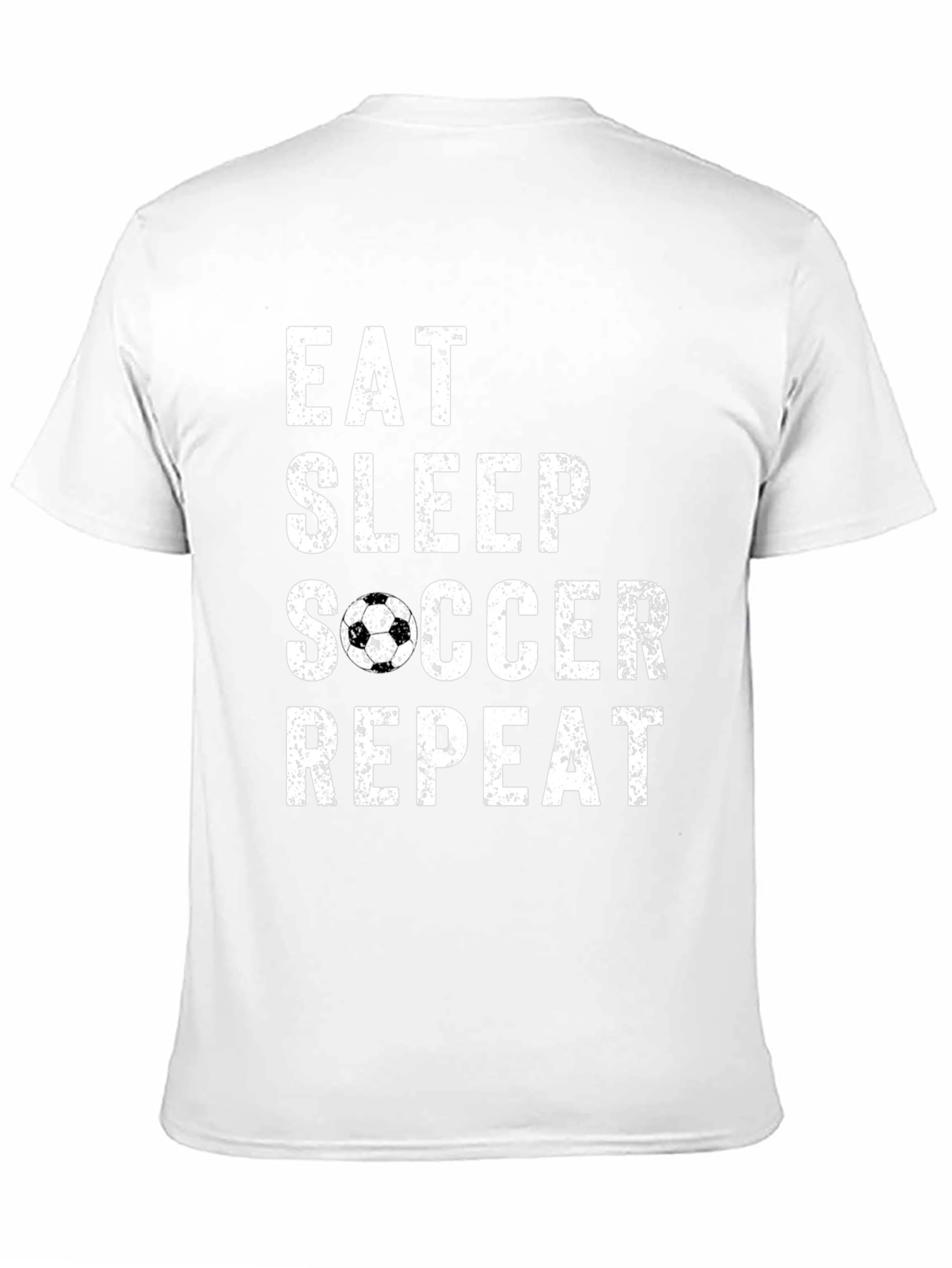 Eat Sleep Soccer Repeat Black T-Shirt