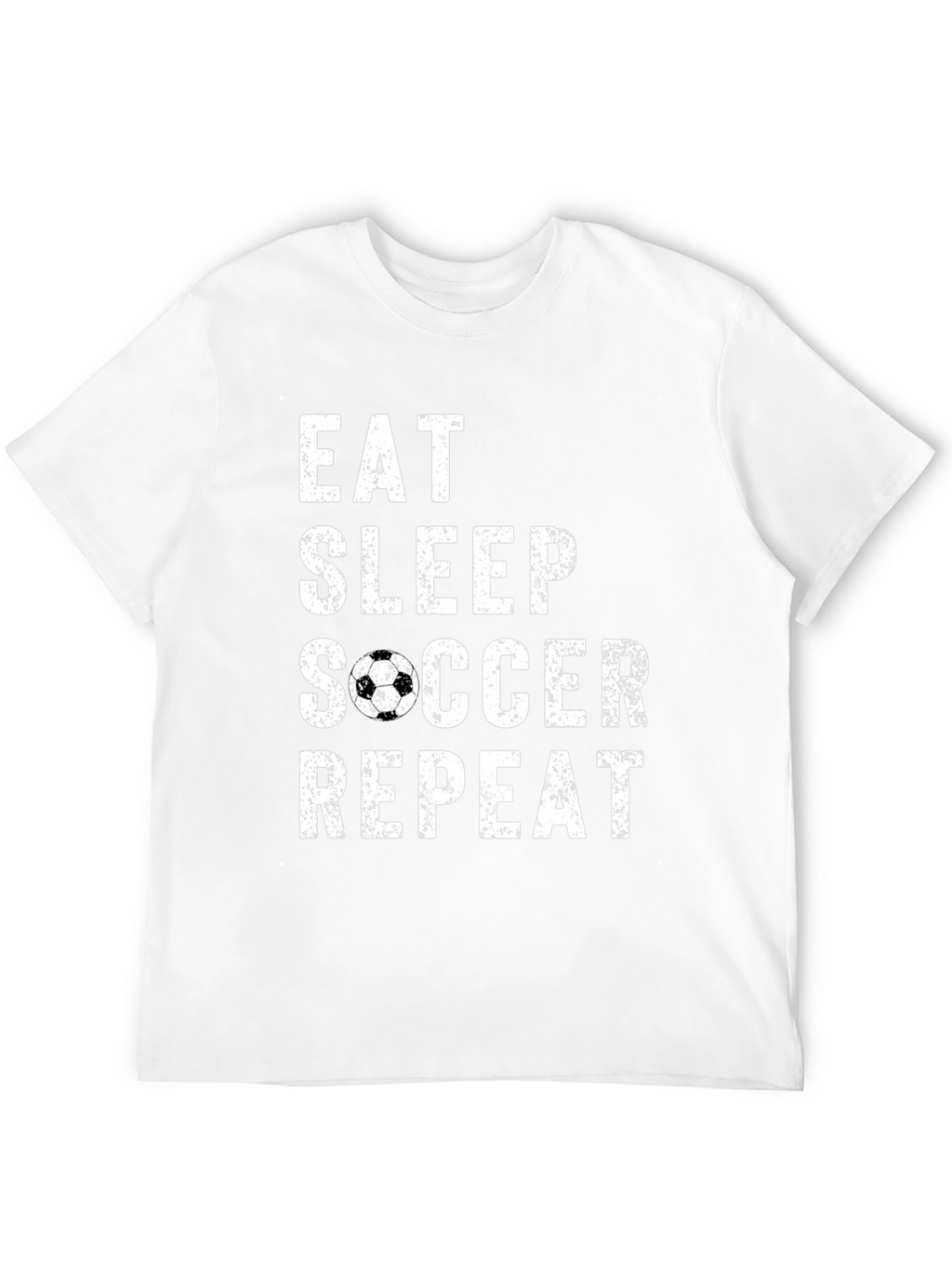 Eat Sleep Soccer Repeat Black T-Shirt