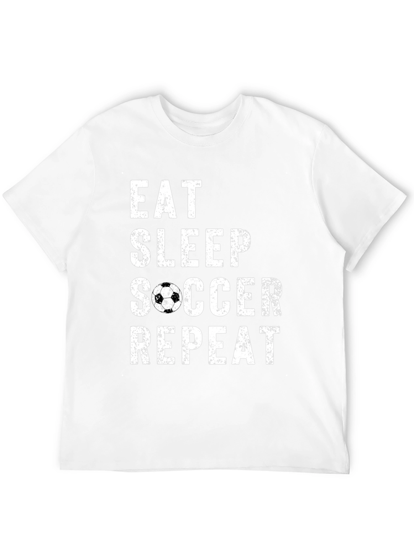 Eat Sleep Soccer Repeat Black T-Shirt