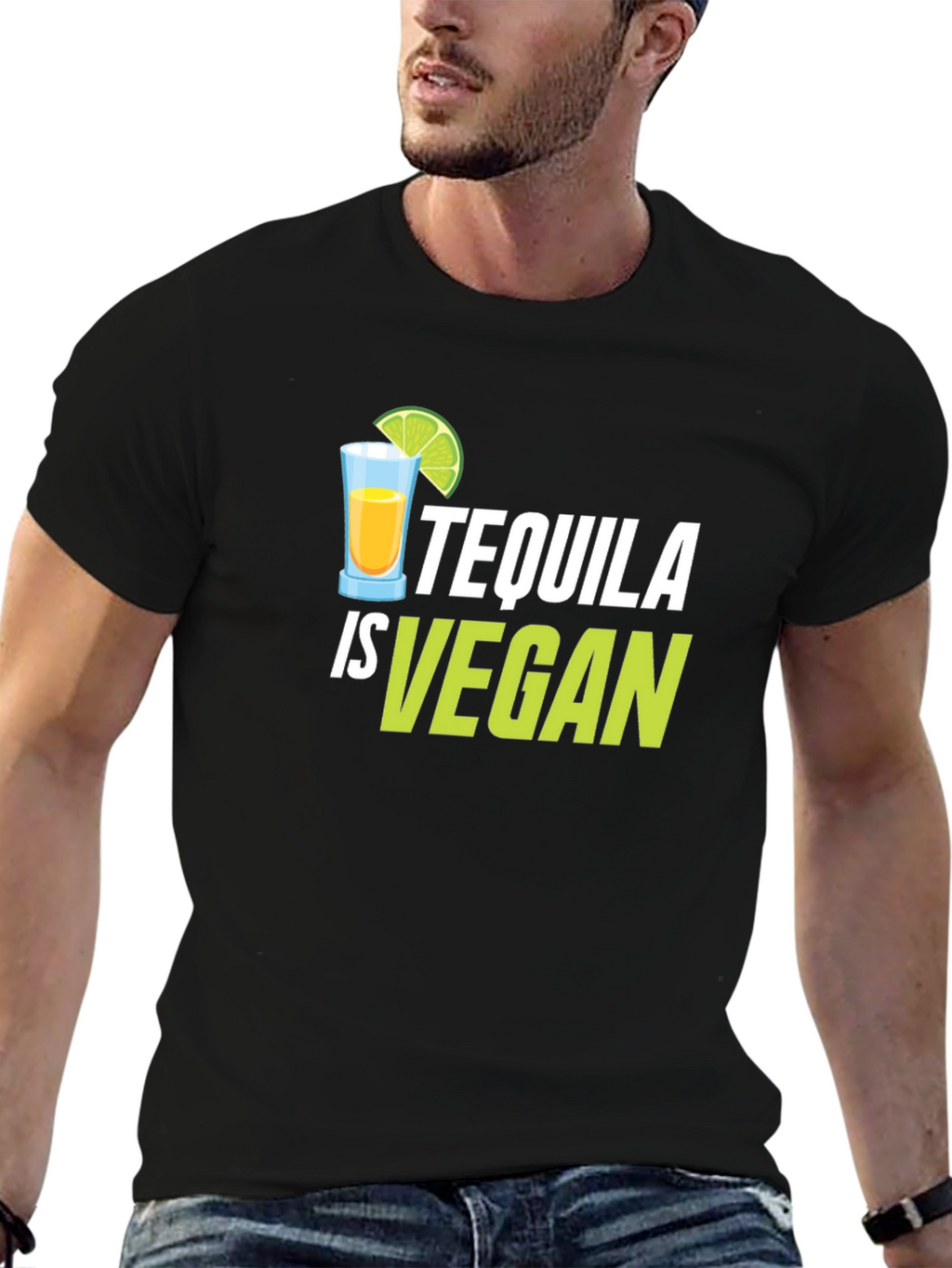 Tequila is Vegan Graphic T-Shirt
