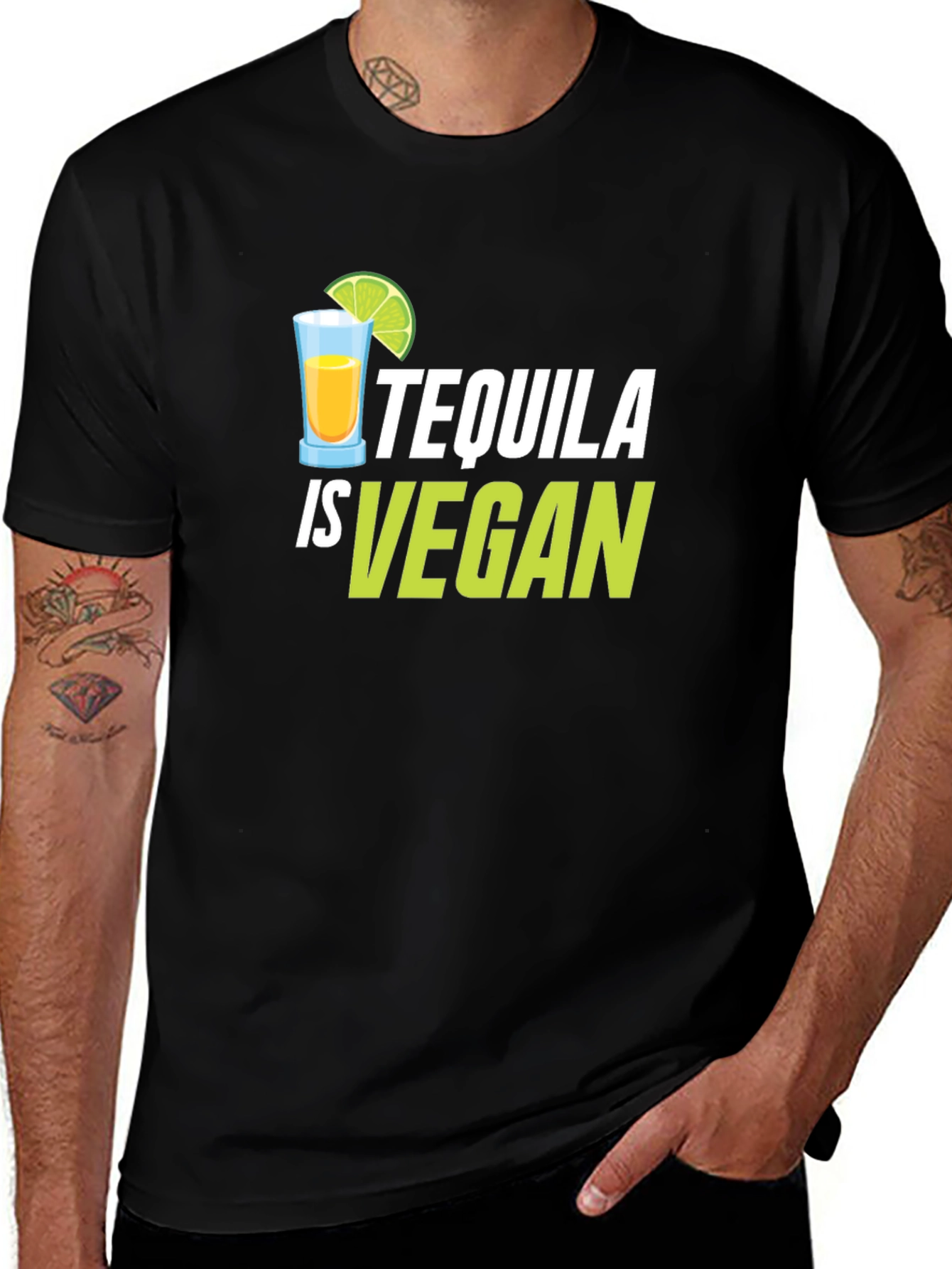 Tequila is Vegan Graphic T-Shirt