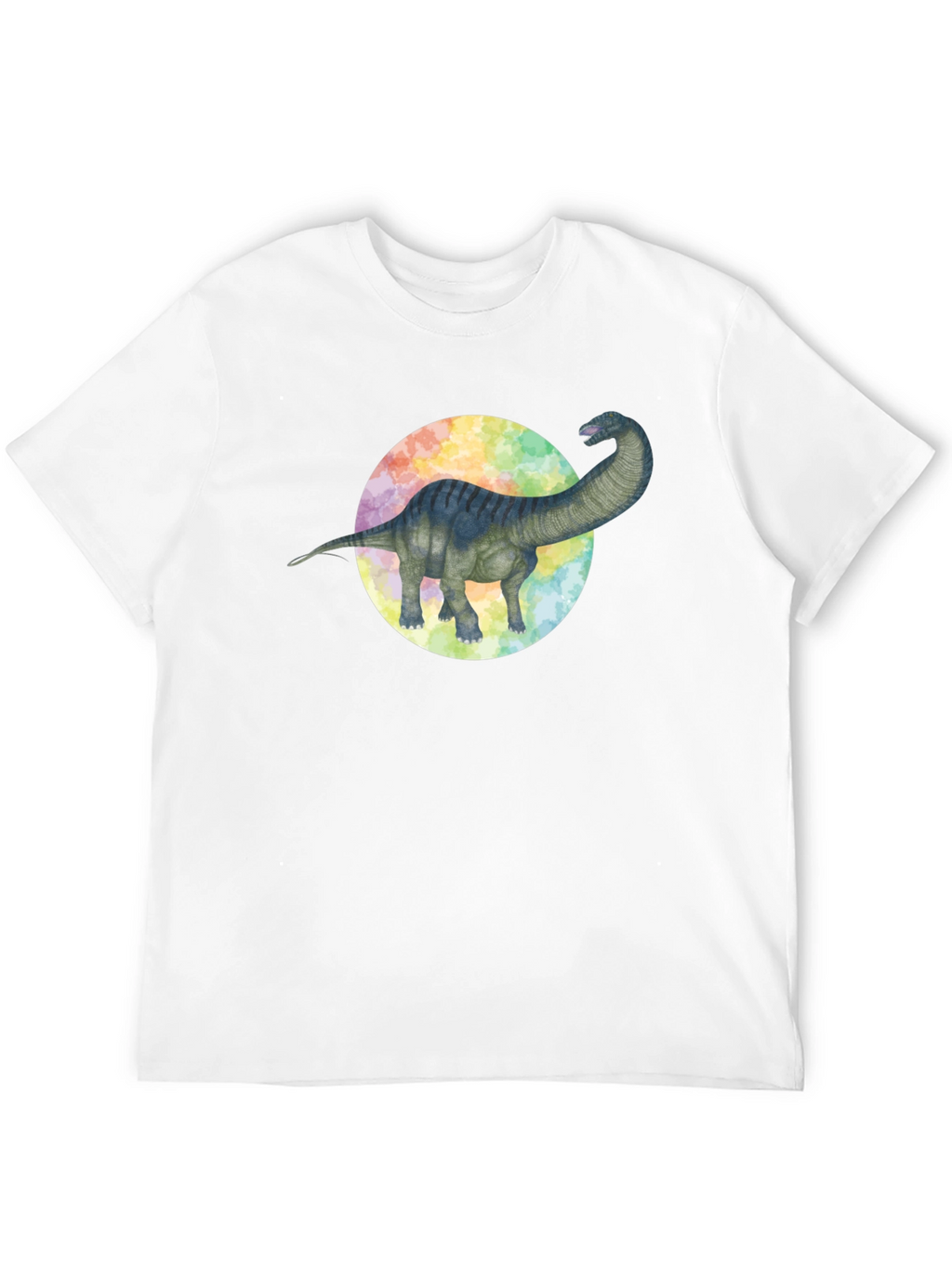 Dinosaur Graphic Tee - Brachiosaurus Black T-Shirt