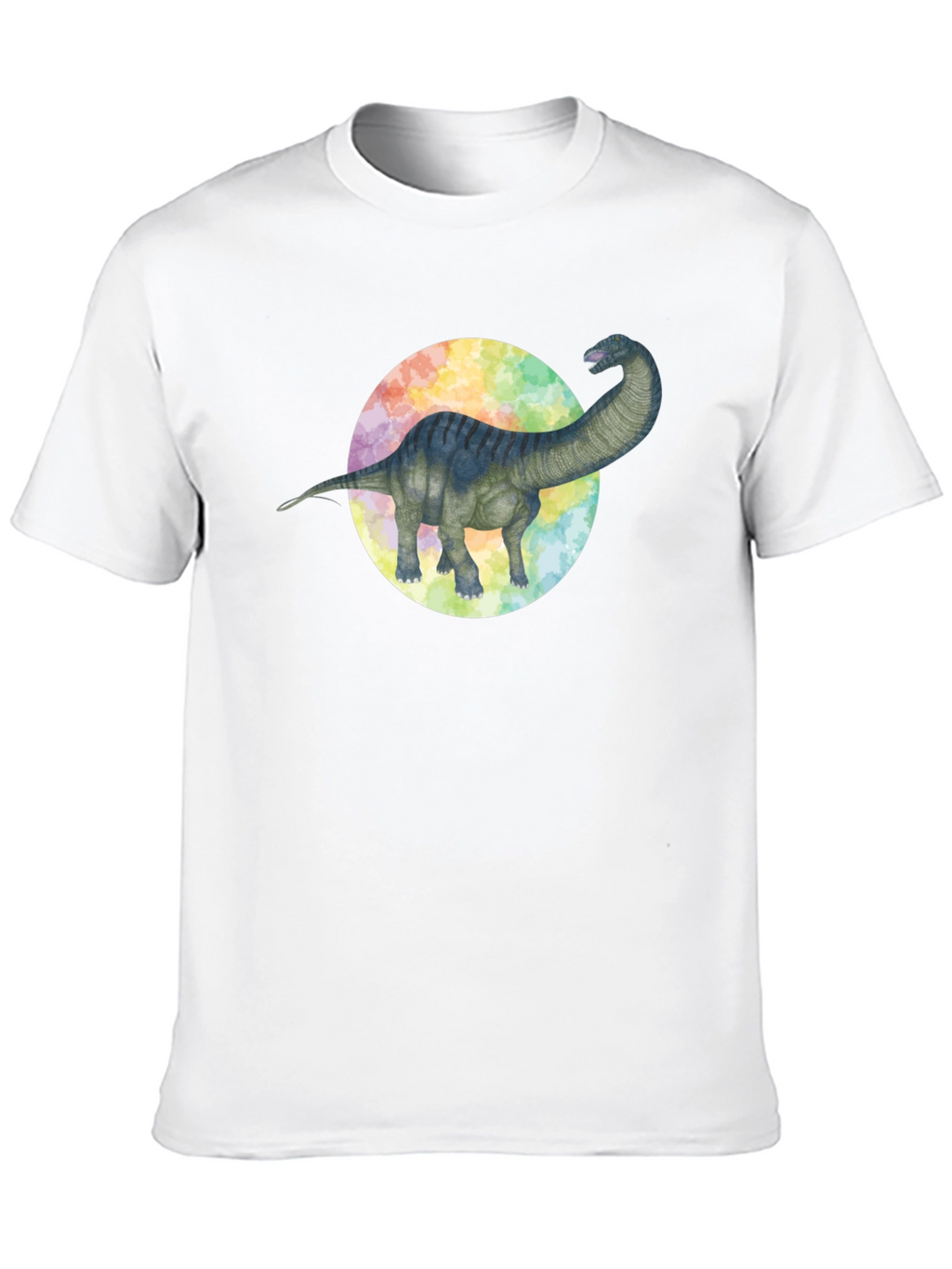 Dinosaur Graphic Tee - Brachiosaurus Black T-Shirt