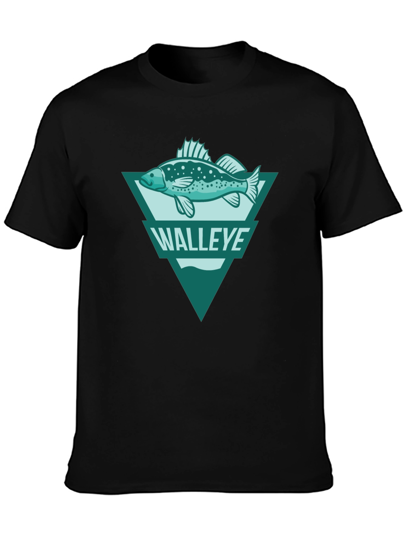 Walleye Fish Graphic Tee - Angler Style T-Shirt