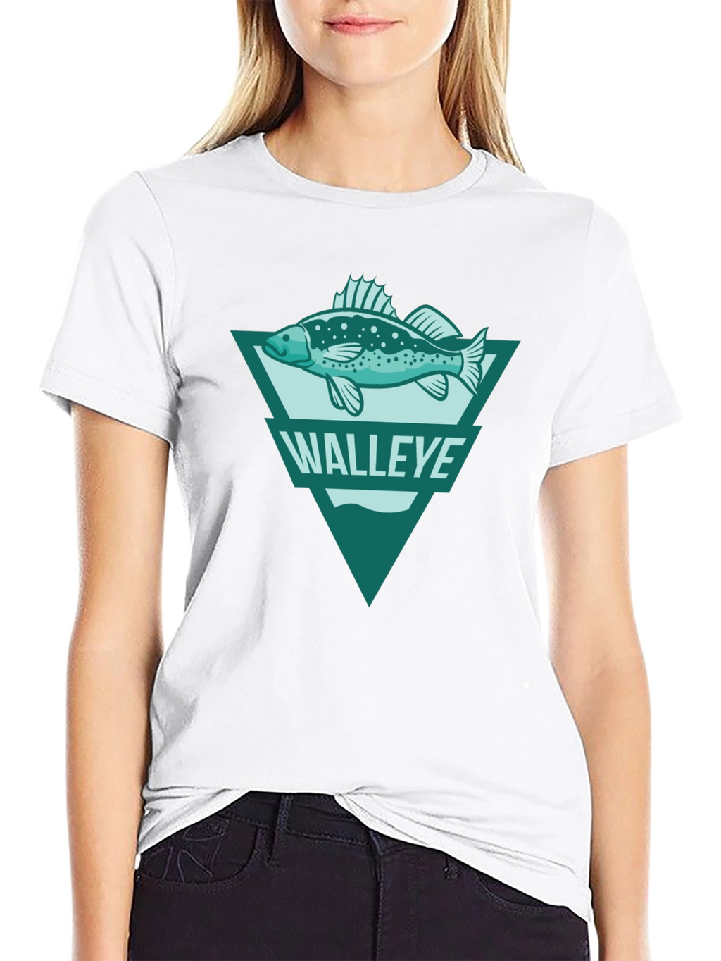 Walleye Fish Graphic Tee - Angler Style T-Shirt