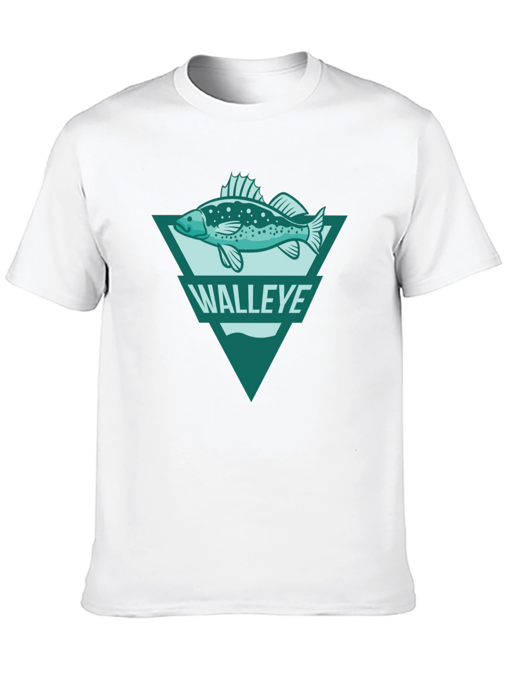 Walleye Fish Graphic Tee - Angler Style T-Shirt