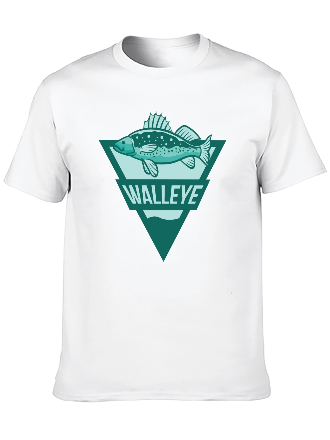 Walleye Fish Graphic Tee - Angler Style T-Shirt