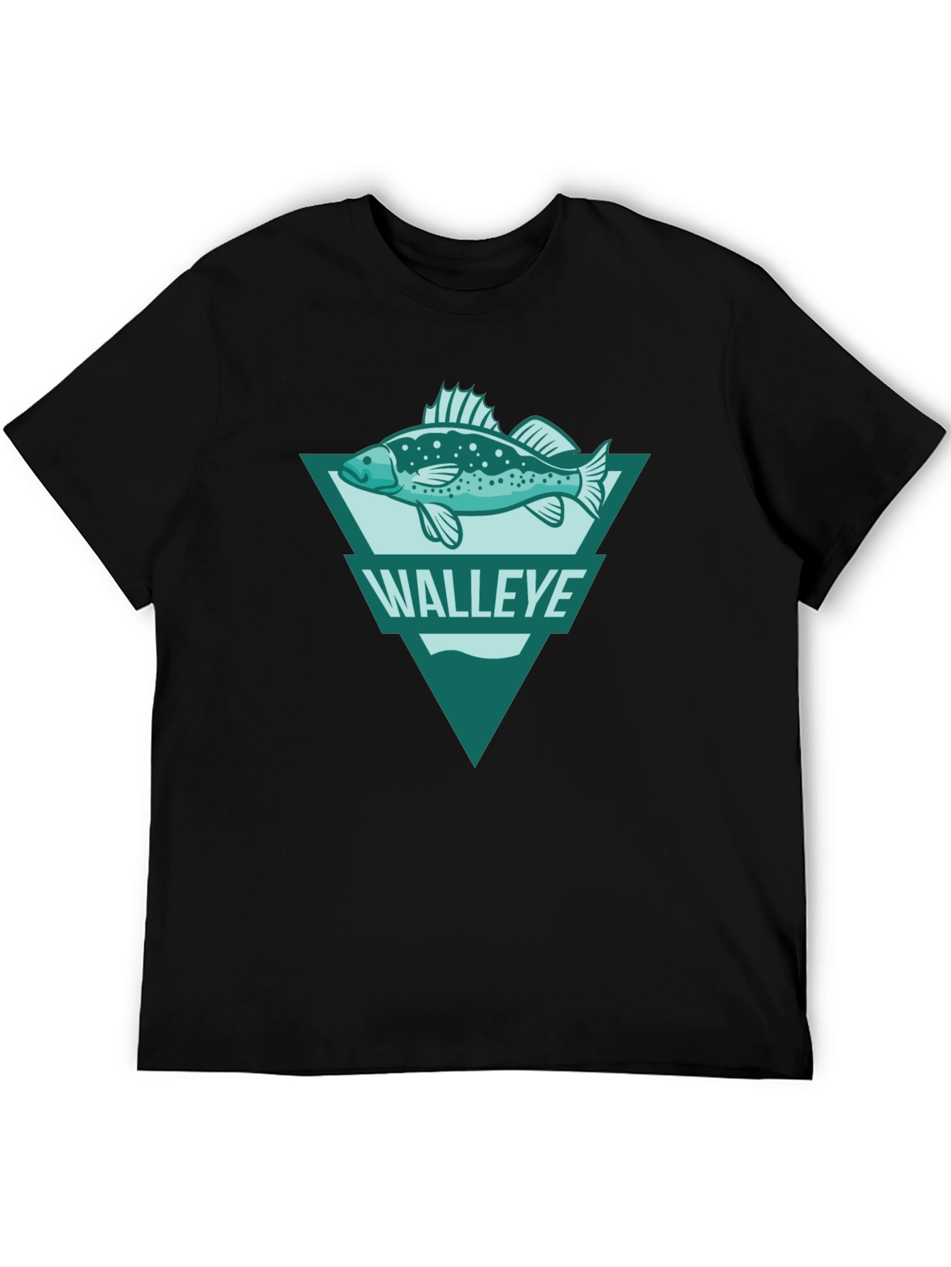 Walleye Fish Graphic Tee - Angler Style T-Shirt