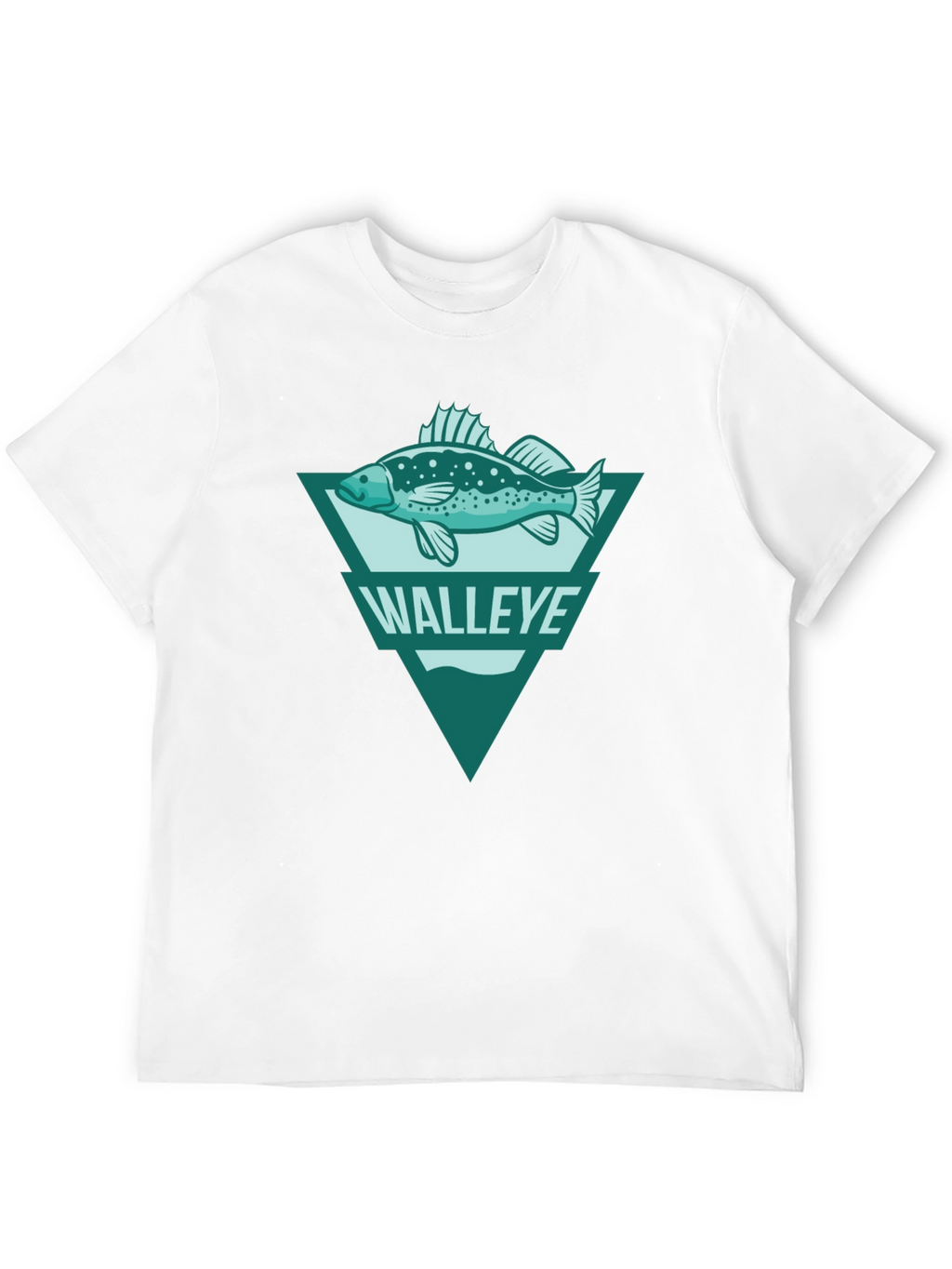 Walleye Fish Graphic Tee - Angler Style T-Shirt