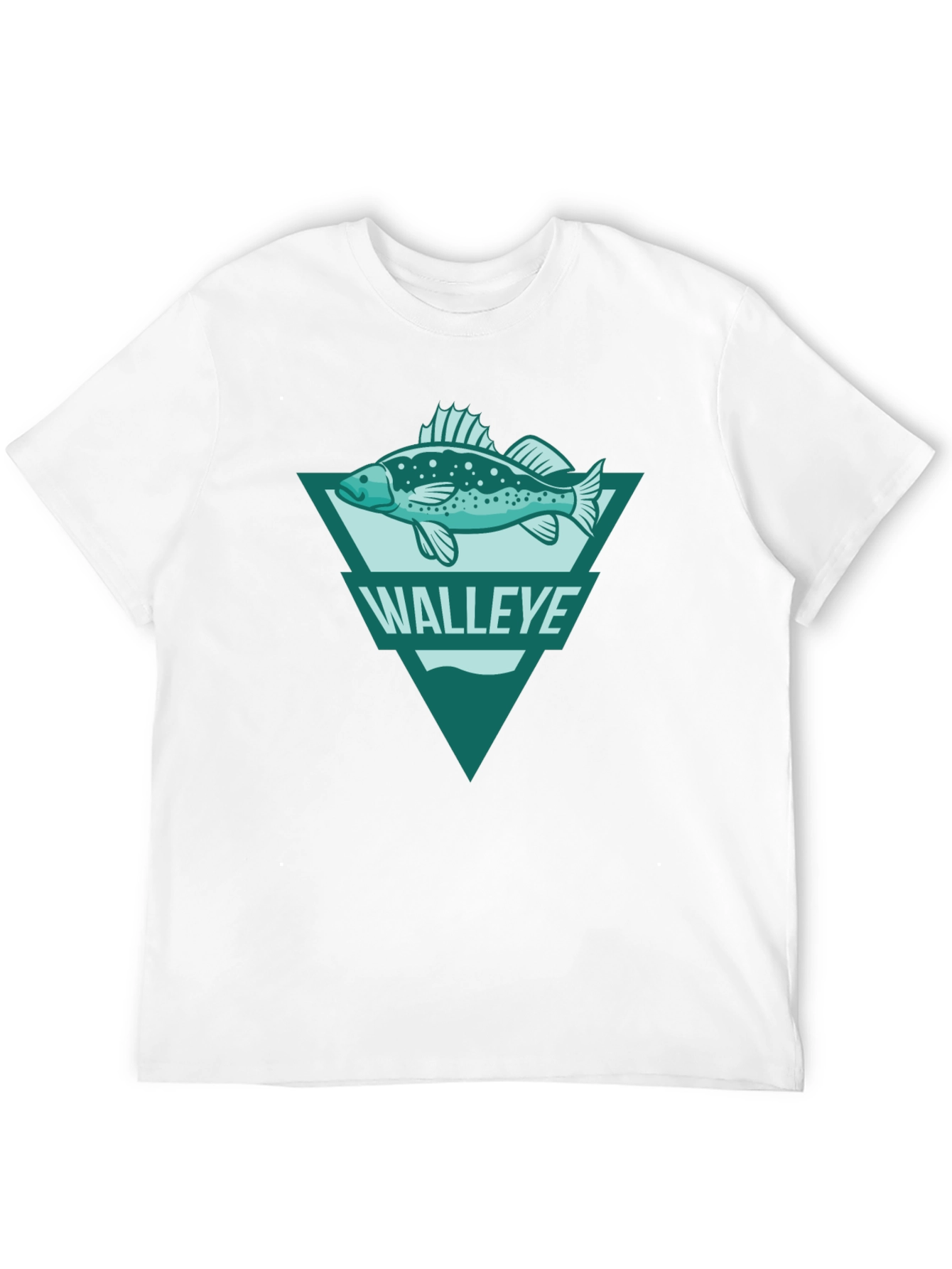 Walleye Fish Graphic Tee - Angler Style T-Shirt