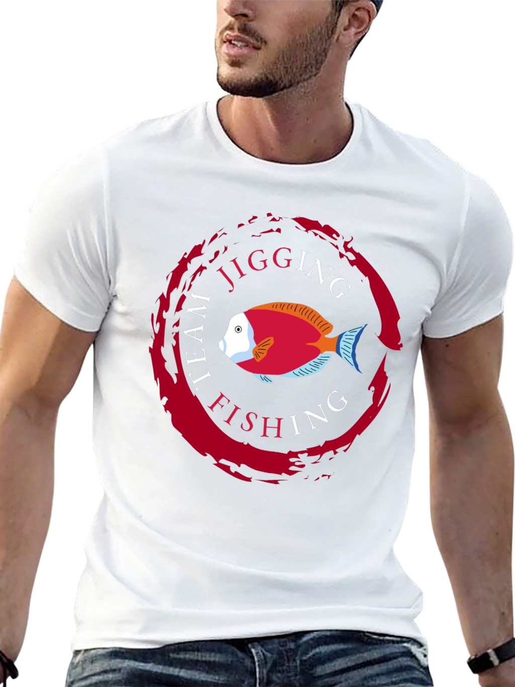 Team Jigging Fishing T-Shirt