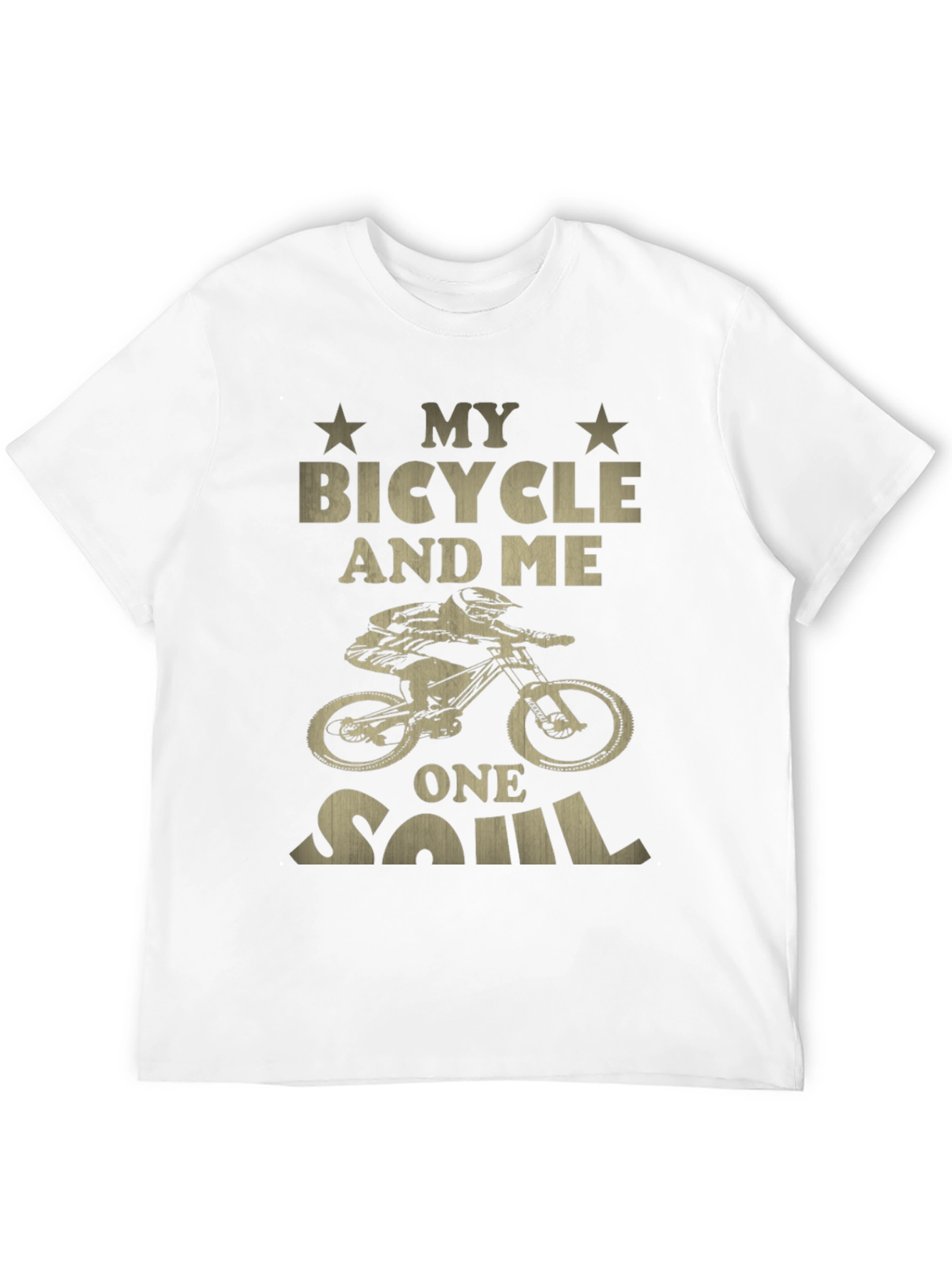 My Bicycle and Me One Soul Black T-Shirt