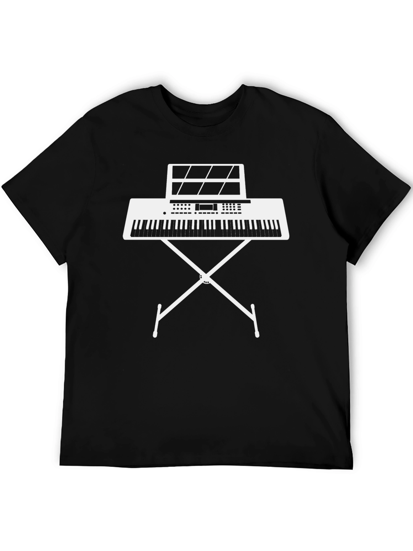 Keyboard T-Shirt: Musical Instrument Graphic Tee