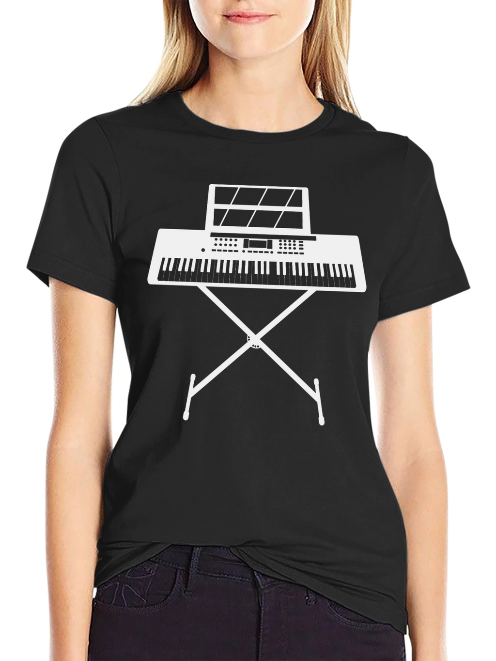 Keyboard T-Shirt: Musical Instrument Graphic Tee