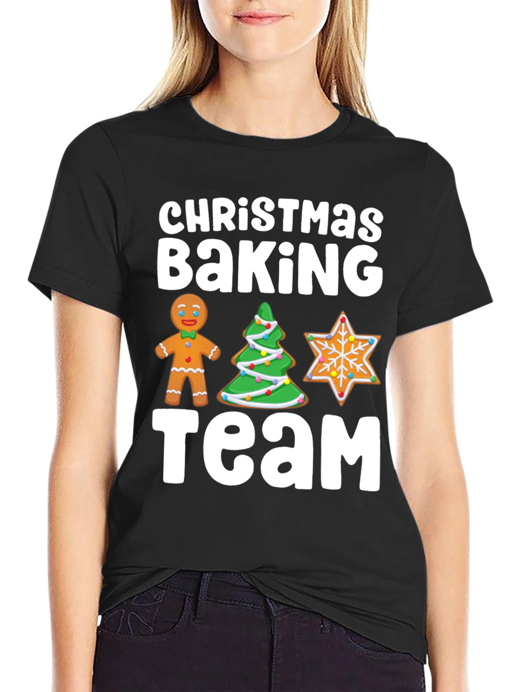 Christmas Baking Team T-Shirt Holiday Tee