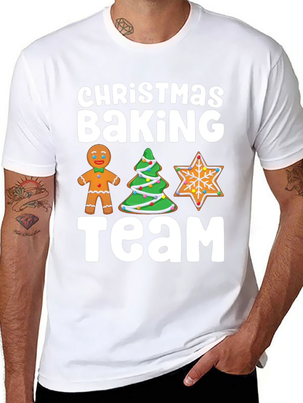 Christmas Baking Team T-Shirt Holiday Tee