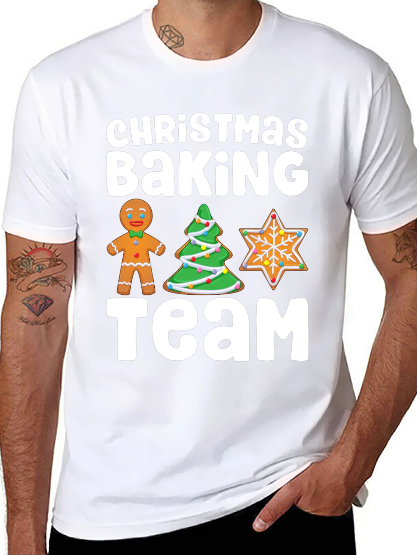Christmas Baking Team T-Shirt Holiday Tee