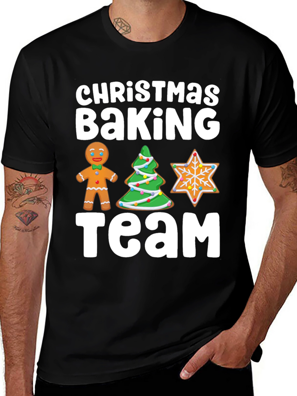 Christmas Baking Team T-Shirt Holiday Tee