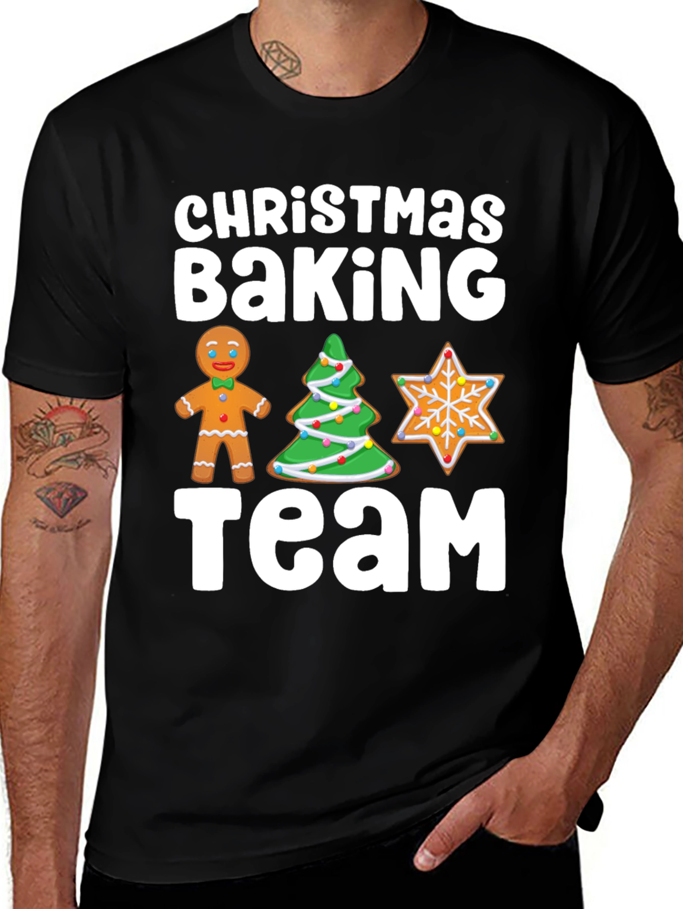 Christmas Baking Team T-Shirt Holiday Tee