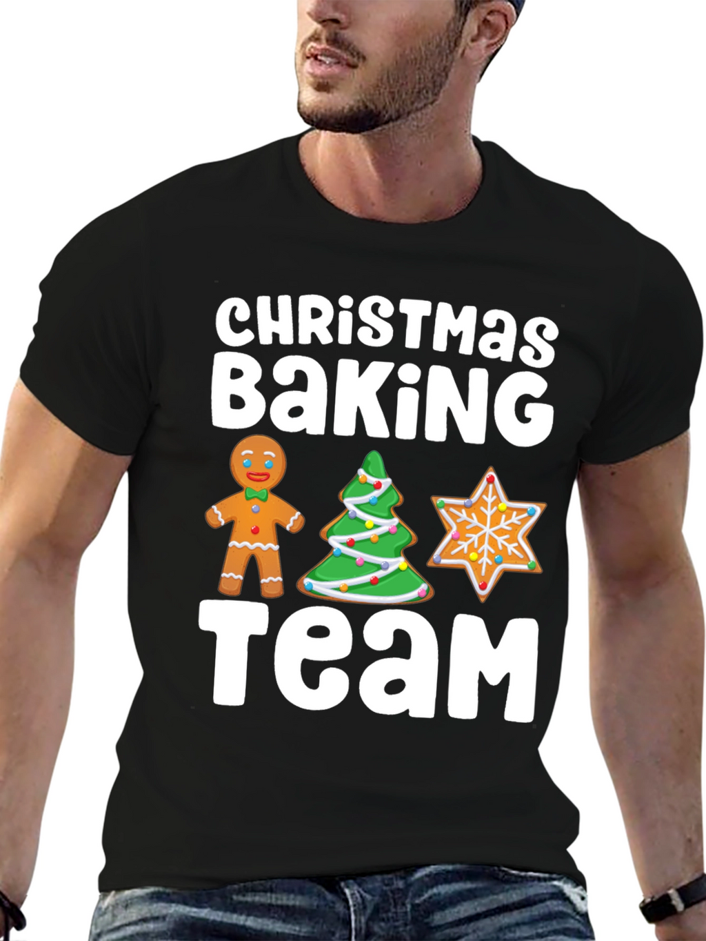 Christmas Baking Team T-Shirt Holiday Tee