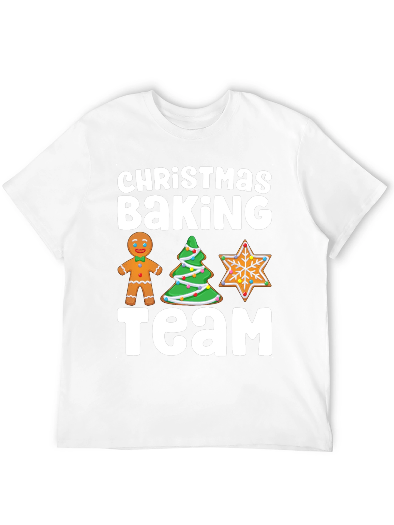Christmas Baking Team T-Shirt Holiday Tee