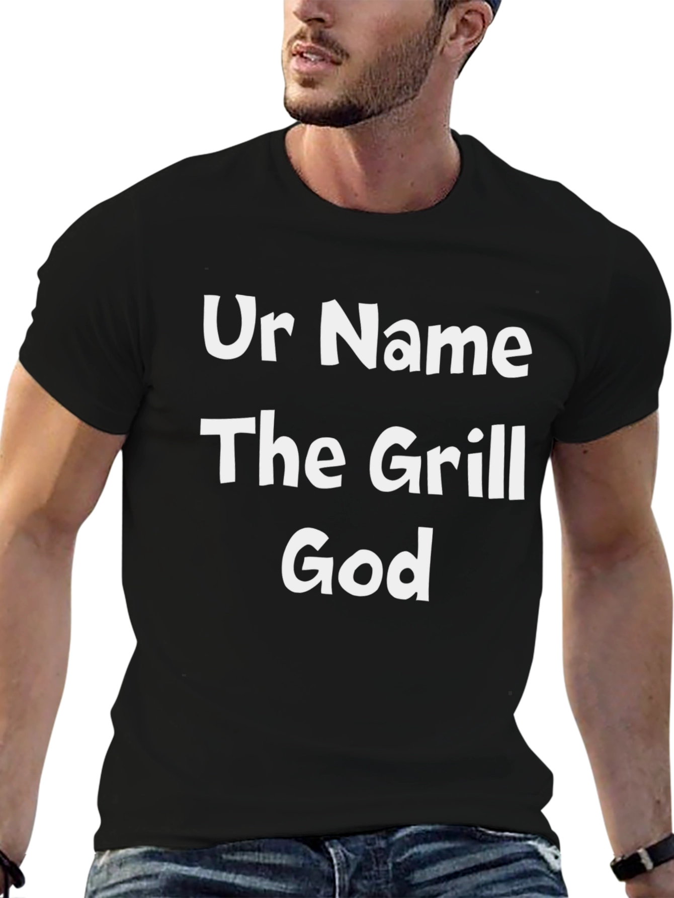 Grill God T-Shirt - Custom Name