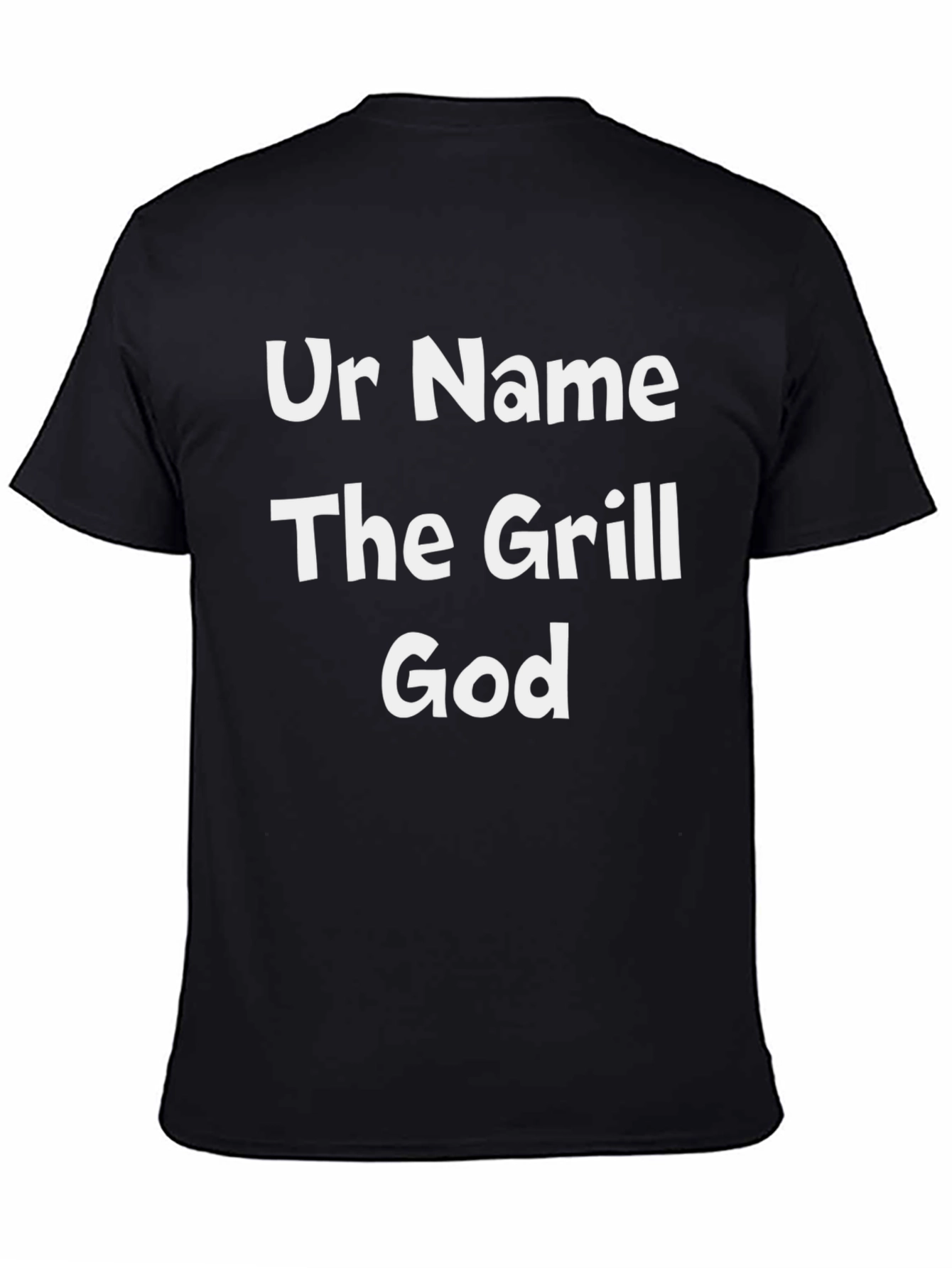 Grill God T-Shirt - Custom Name