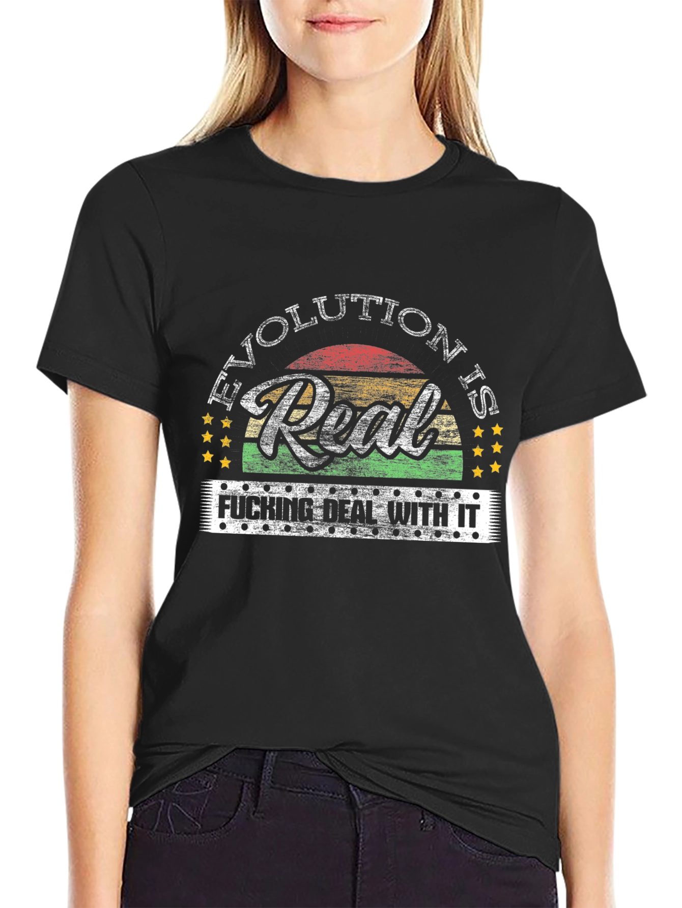 Evolution is Real Graphic T-Shirt