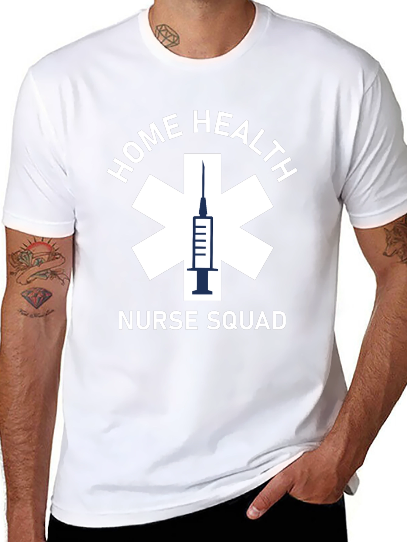Home Health Nurse Squad Graphic Tee