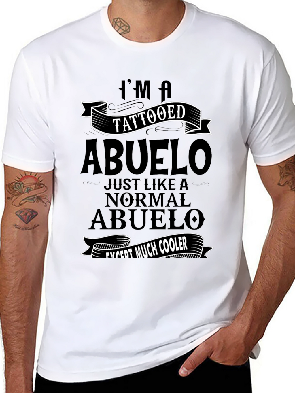 Tattooed Abuelo Graphic Tee