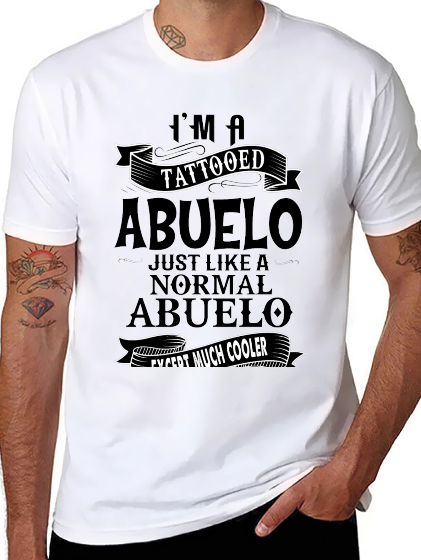 Tattooed Abuelo Graphic Tee