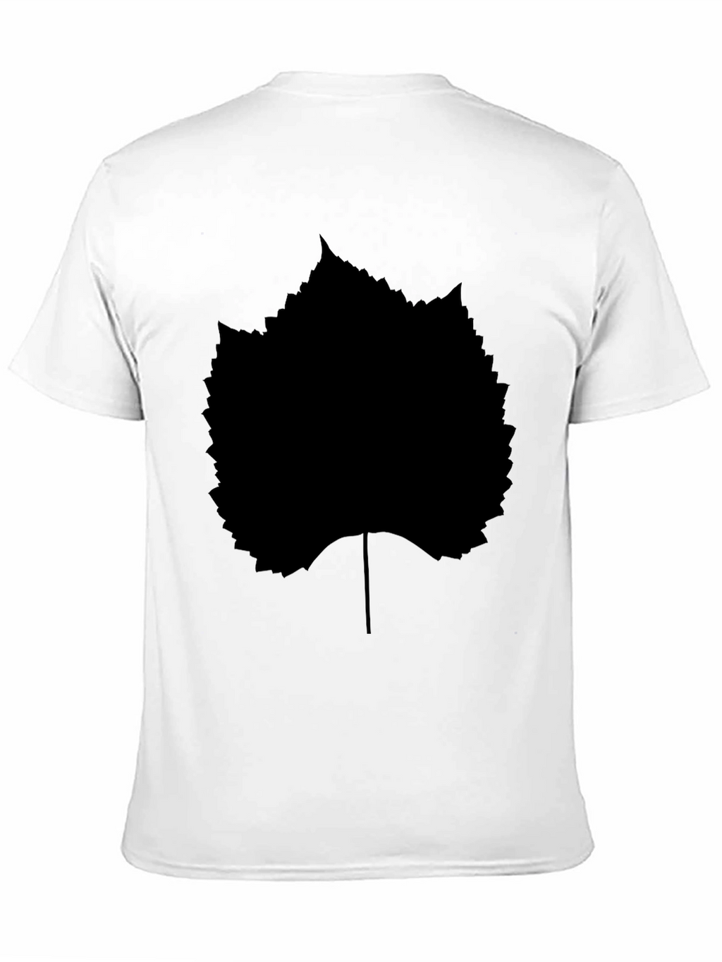 Black Leaf Graphic T-Shirt - Stylish Casual Wear